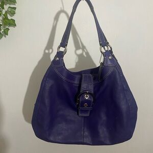 Coach Purple Shoulder Bag